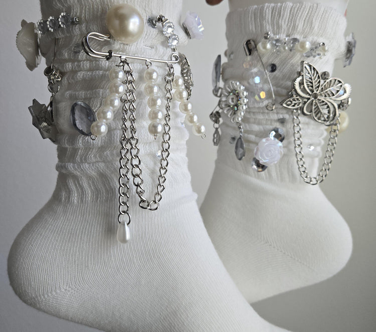 Custom Socks - Blooming Nuptials