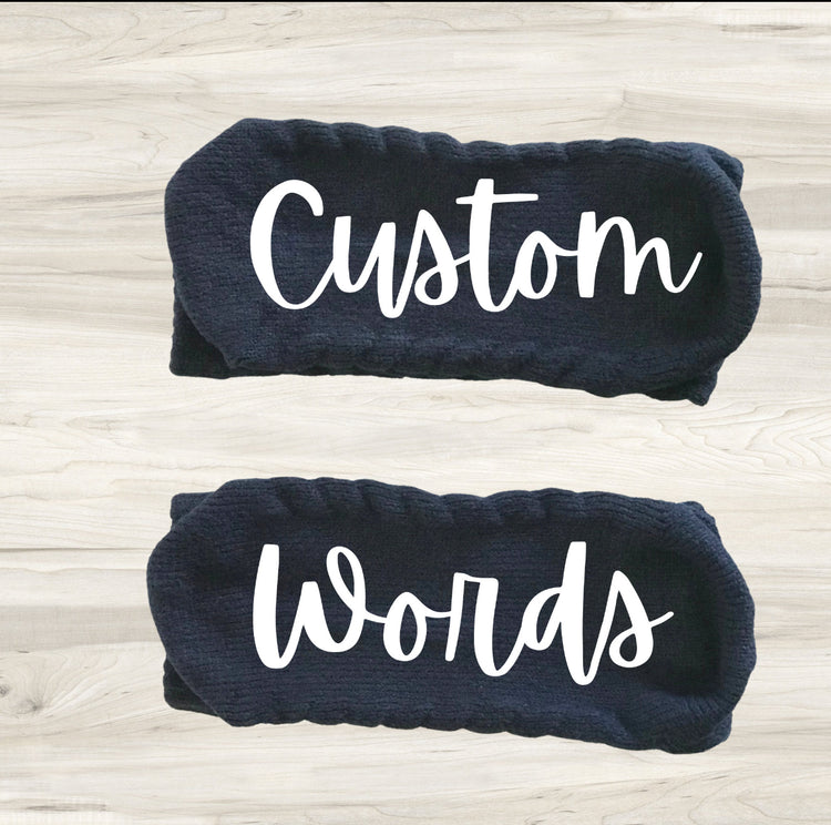 Custom Vinyl Socks - Blooming Nuptials