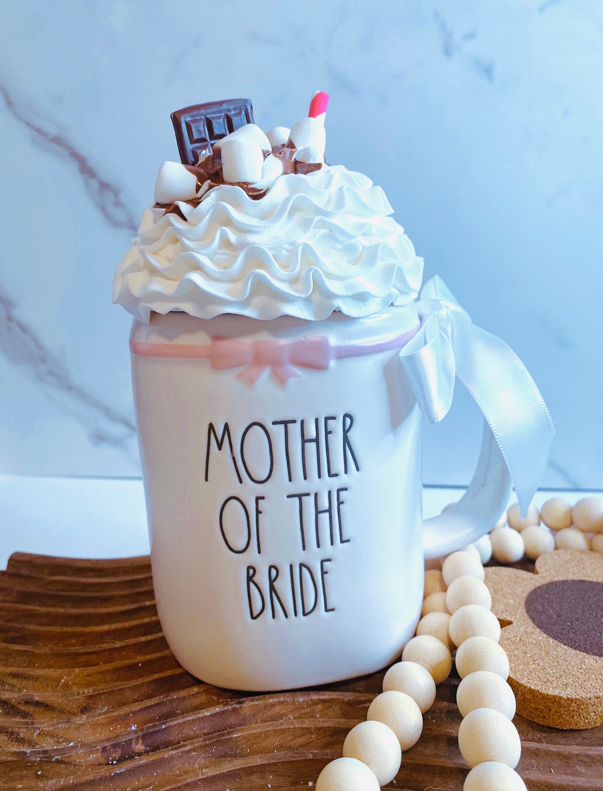 Rae Dunn Mother of the Bride Coffee Mugs - Blooming Nuptials