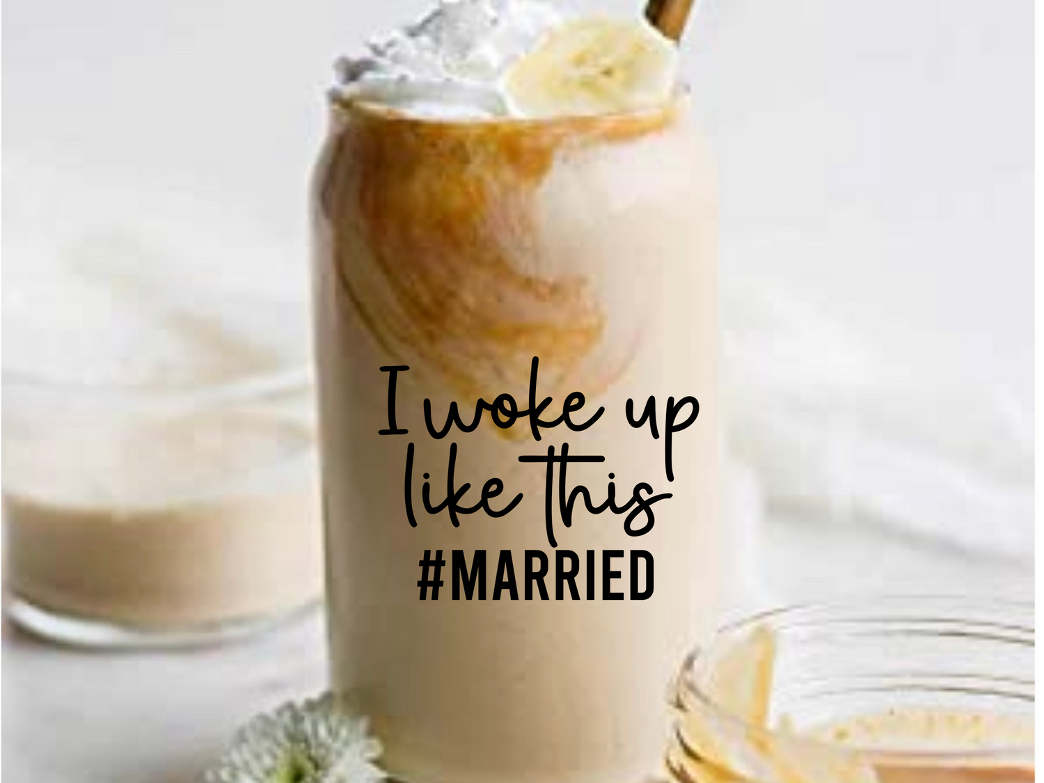 Wedding Coffee/Beer Glass - Eluxe Creations