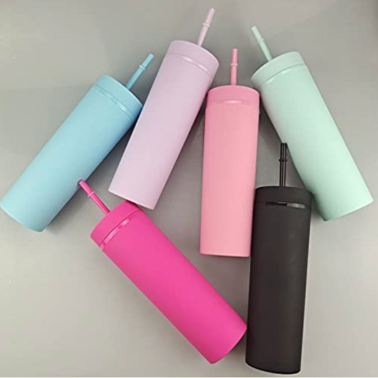 Personalized Tumbler with Straw, Bridesmaid Gift, Custom Tumbler, Acrylic Tumbler 18oz, Bridesmaid Proposal, Personalized Gift - Eluxe Creations
