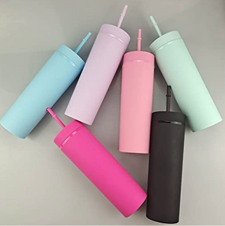 Personalized Tumbler with Straw, Bridesmaid Gift, Custom Tumbler, Acrylic Tumbler 18oz, Bridesmaid Proposal, Personalized Gift - Eluxe Creations