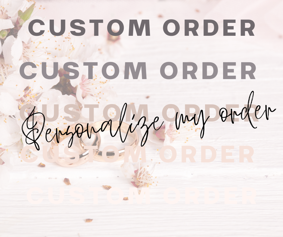 Custom Add-On - Blooming Nuptials