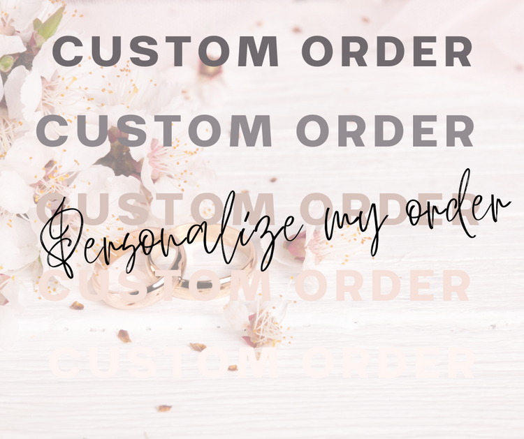 Custom Add-On - Blooming Nuptials