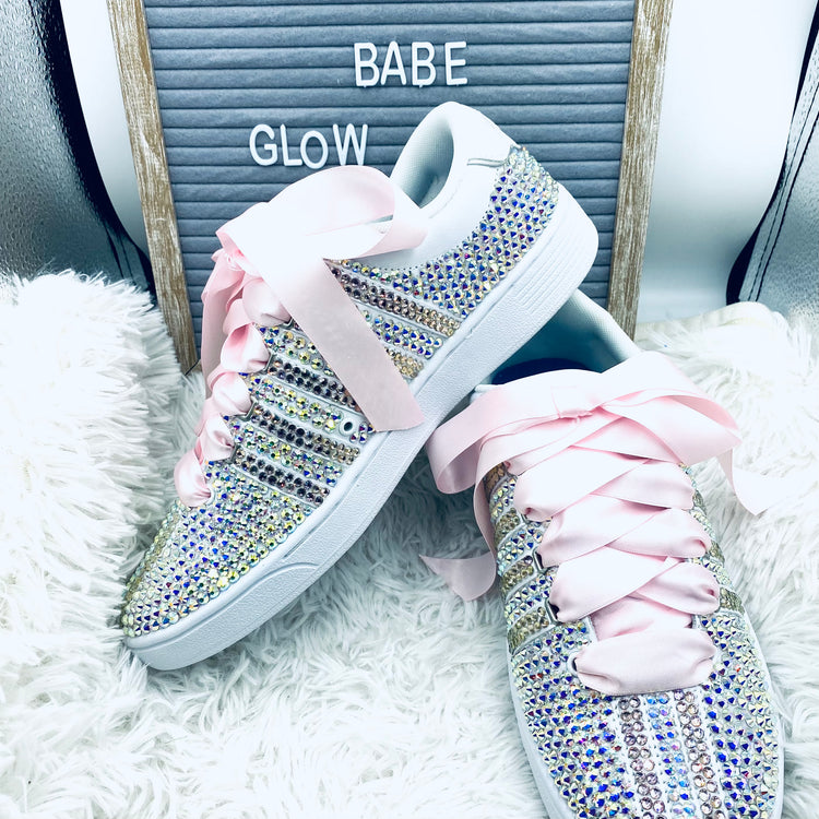 Personalized Sneakers Swi$$ - Eluxe Creations