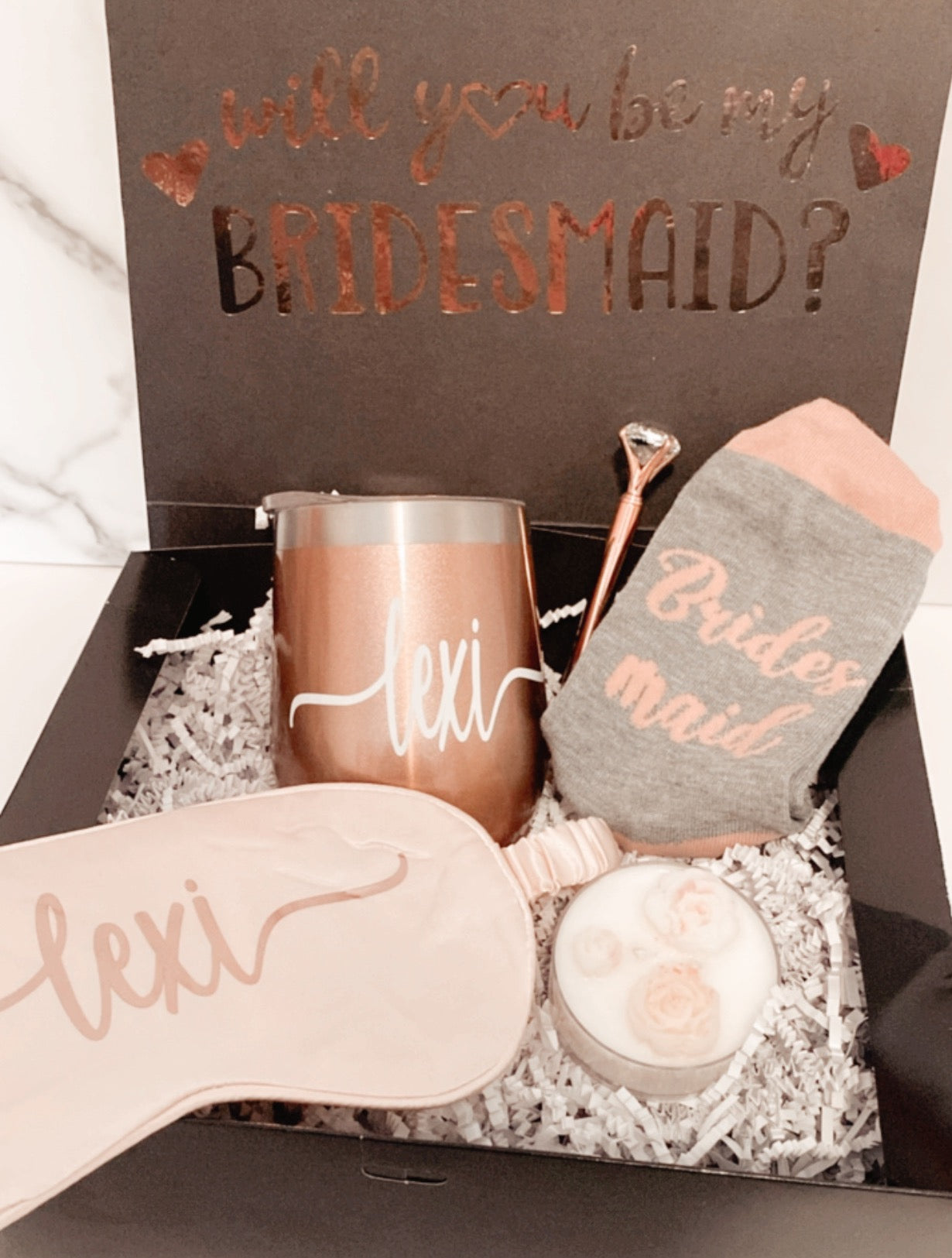 Bridesmaid Proposal Gift Set - Blooming Nuptials