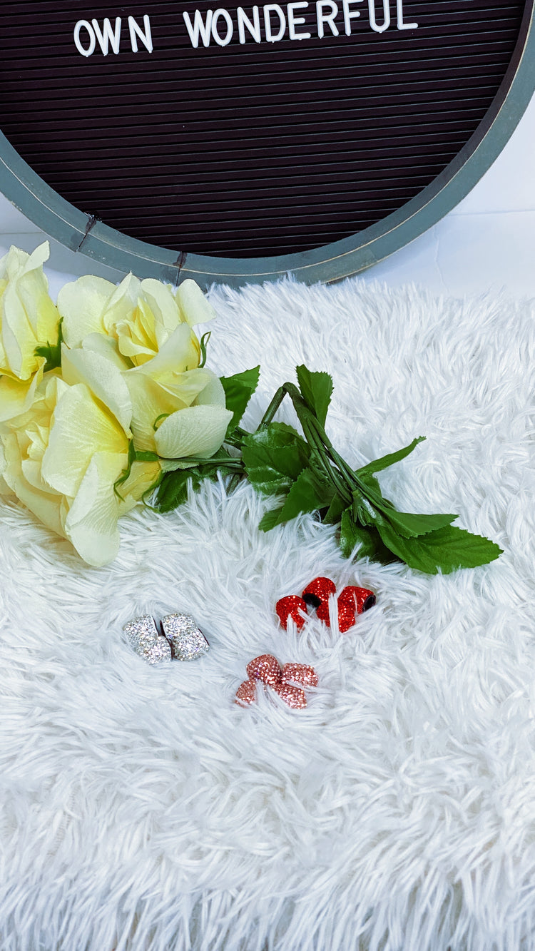 4 Pcs Crystal Car Tire Valve Caps - Eluxe Creations