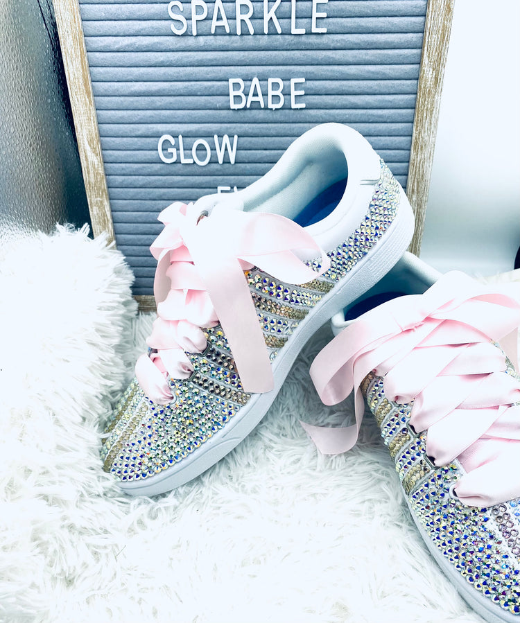 Personalized Sneakers Swi$$ - Eluxe Creations