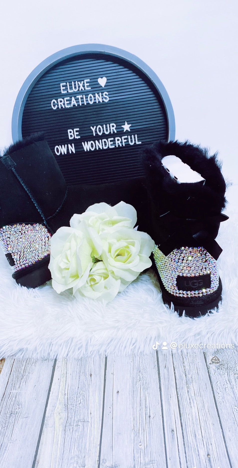 Personalized Rhinestone Boots