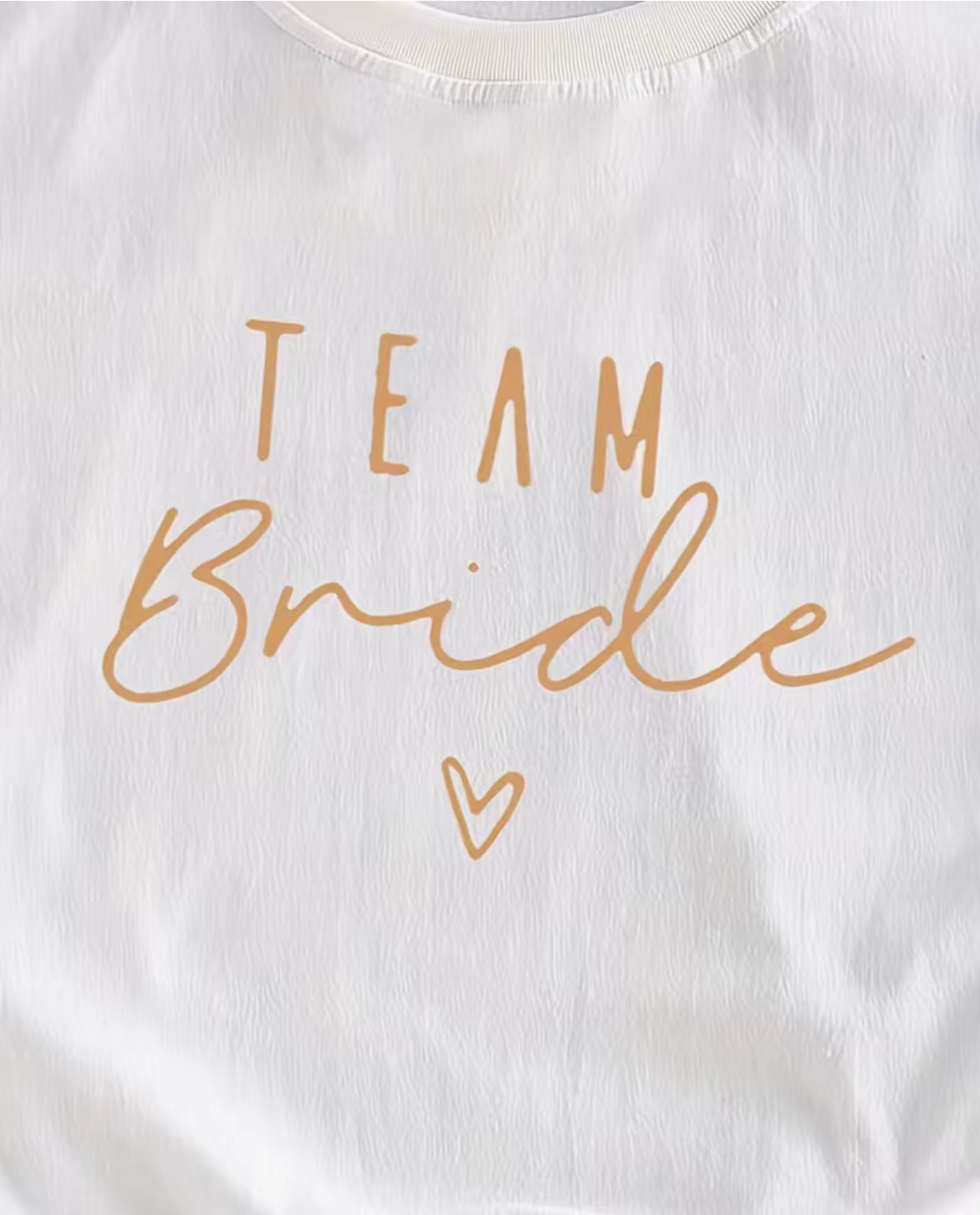 Team Bride T-shirts (Black) - Blooming Nuptials