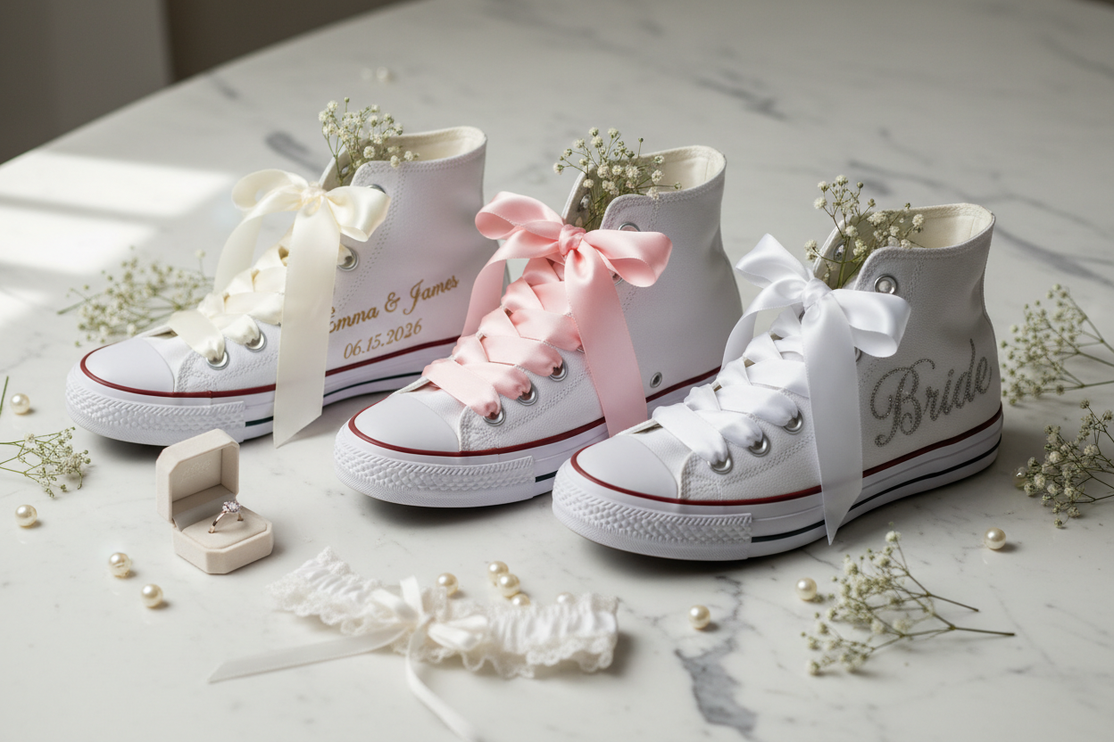 Bridal Sneaker Customization Add-Ons - Blooming Nuptials
