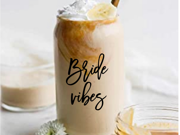 Wedding Coffee/Beer Glass - Eluxe Creations