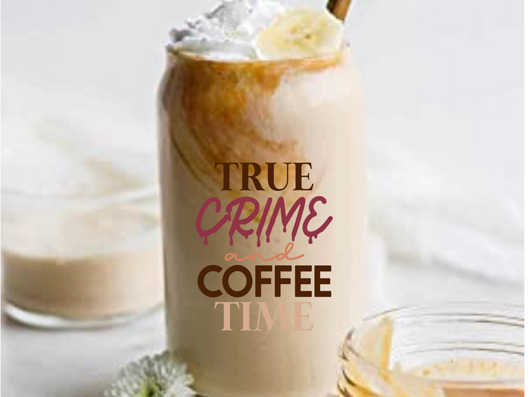 True Crime Coffee/ Beer Glass - Blooming Nuptials