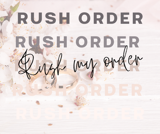 Rush Order Fee - Blooming Nuptials
