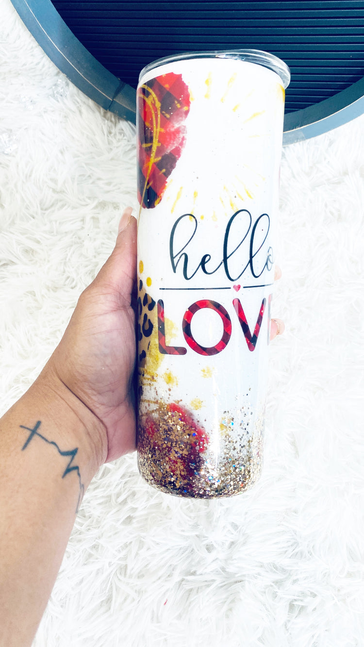 Hello LOVE Tumbler - Eluxe Creations