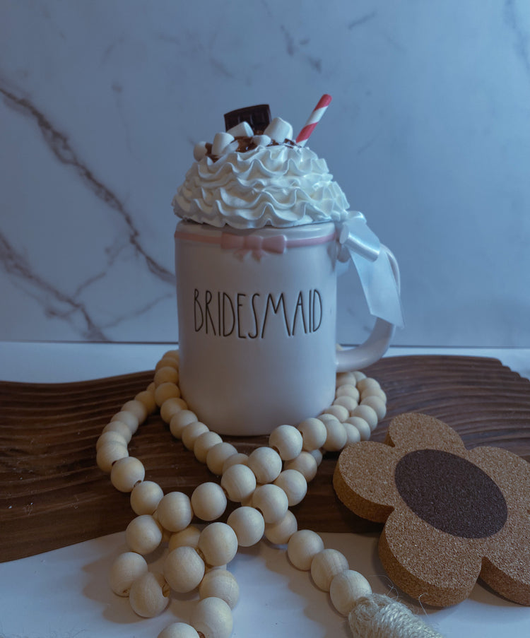 Bridesmaid Coffee Mugs - Blooming Nuptials