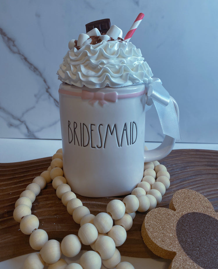 Bridesmaid Coffee Mugs - Blooming Nuptials