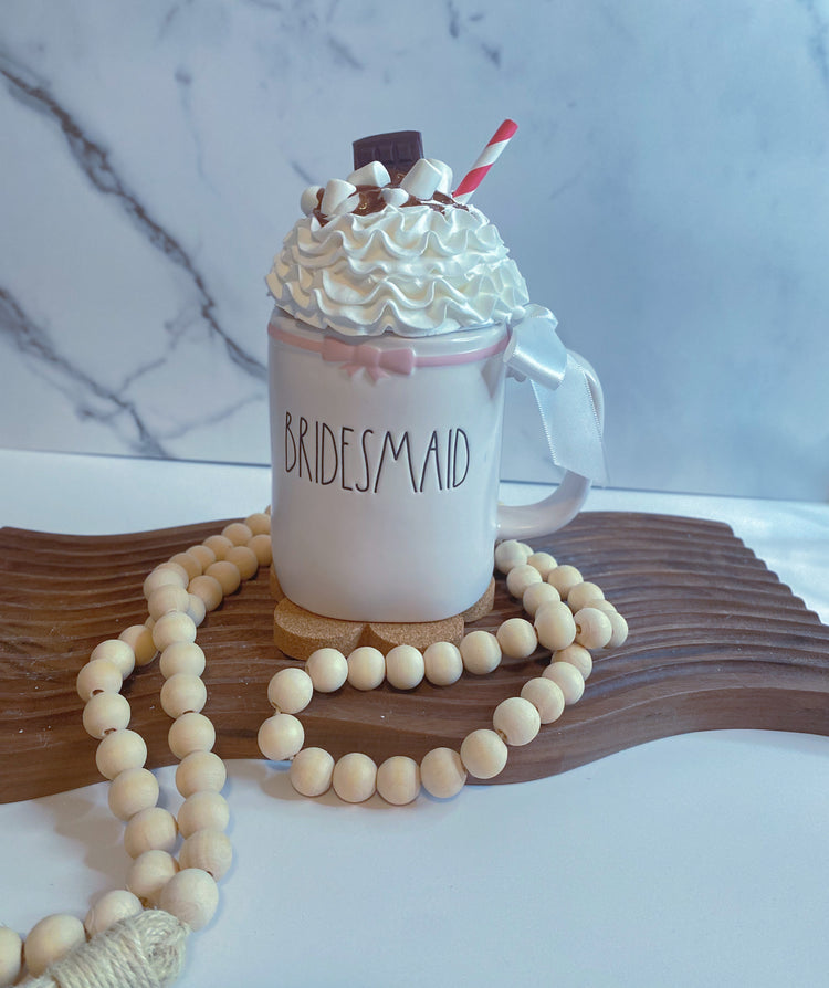 Bridesmaid Coffee Mugs - Blooming Nuptials